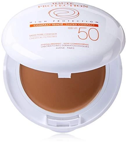 "Avene" tamsintas kompaktinis auksinis Spf50 10g