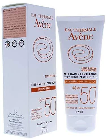 "Avene" labai aukštos apsaugos mineralinis laitas Spf 50+ 100ml