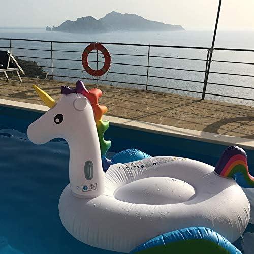 Avenli Jilong Pripučiamas plaustas Sun Club Unicorn, 218x160 cm, baltas