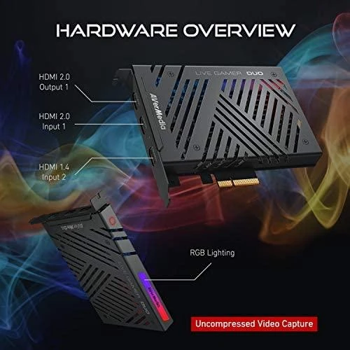 Avermedia Live Gamer DUO GC570D vaizdo fiksavimo įrenginys Vidinis PCIe