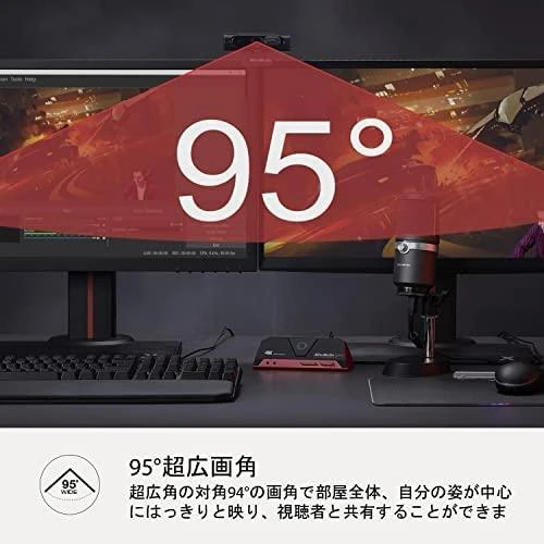 AVerMedia PW315 webcam 2 MP 1920 x 1080 pikselių USB Juodas