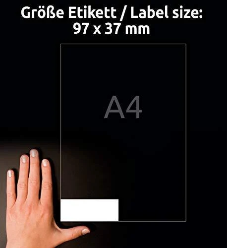 Avery Zweckform LABEL.ZF 3678 97X37 MARG./1400/ LABEL - 3678