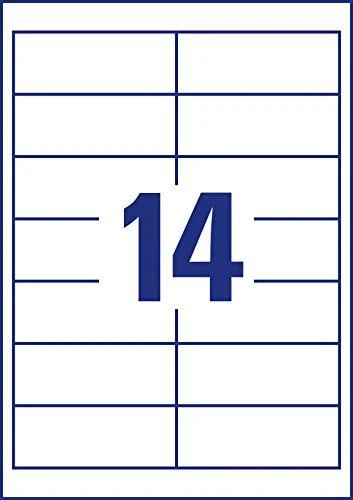 Avery Zweckform LABEL.ZF 3678 97X37 MARG./1400/ LABEL - 3678