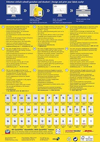 Avery Zweckform LABEL.ZF 3678 97X37 MARG./1400/ LABEL - 3678