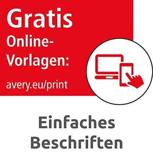 Lipnios etiketės Avery Zweckform, A4, 70x32mm, 27 etiketės lape, 100 lapų, baltos spalvos