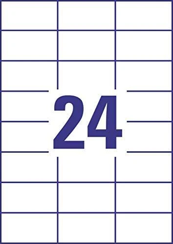 Avery Zweckform ETIKETĖS ZF L4718-20 HEAVY DUTY 70X37MM, 20 LAPŲ