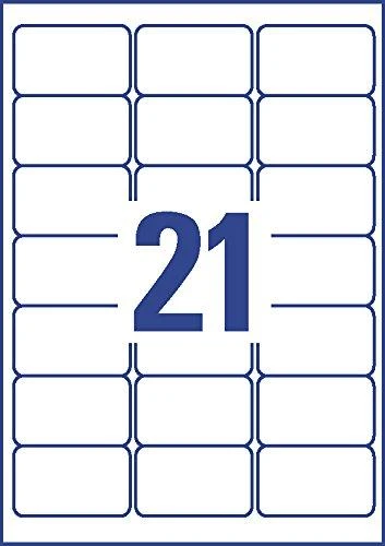 Avery Zweckform LABEL ZF J8560 63.5X38.1 25 SHEETS/525/ LABEL - J8560-25