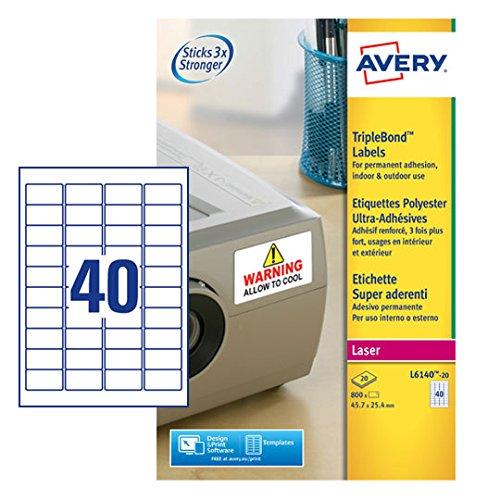 Avery Zweckform TripleBond 45,7 x 25,4 mm