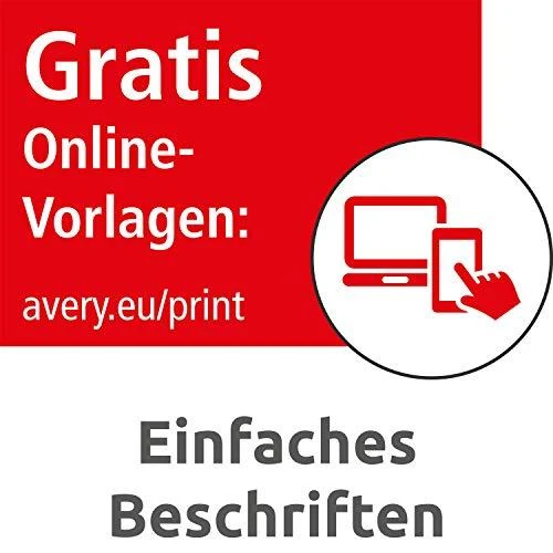 Avery Zweckform adresų etiketės 38,1 x 21,2 mm vokams (L7651-25)