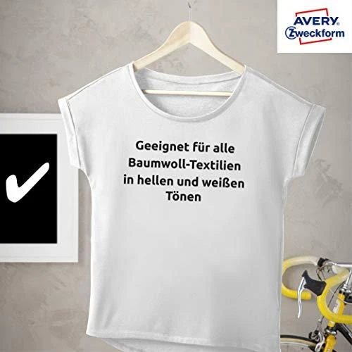 Avery Zweckform Lyginamos folijos lengviems audiniams, A4, 5 lakštai baltos