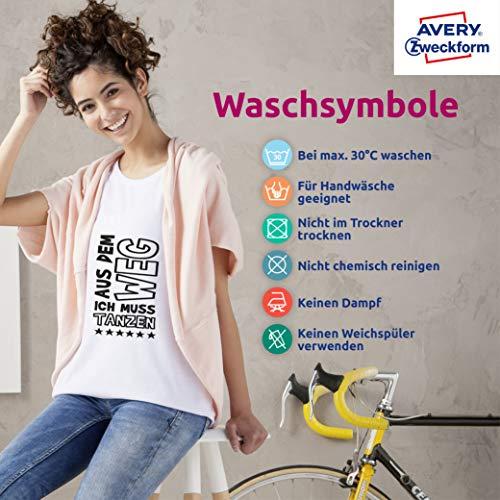 Avery Zweckform Lyginamos folijos lengviems audiniams, A4, 10 baltos lakštų