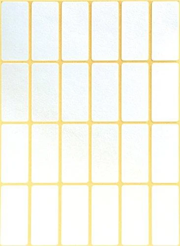 Avery Mini lapinės etiketės rašymui ranka, 38 x 18mm, balta, 648 vnt