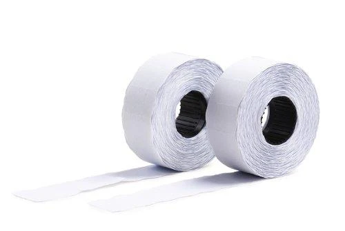 Avery Rulonėlyje kainų etiketės dvieiliui ženklintuvui; visam laikui; 1200 etikečių / ritinys; 10 ritinių/pak.; 16 x 26 mm, balta