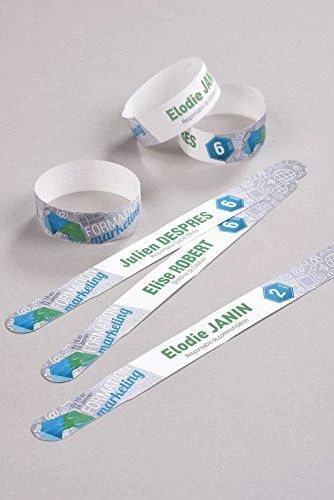 Avery Zweckform Spausdinamos identifikavimo apyrankės A4 10 lapų 265 x 18 mm balta poliesterio folija