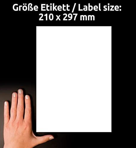 Avery Zweckform LABEL.ZF 8567 210,X297 25 SHEETS/25/ LABEL - 8567-25