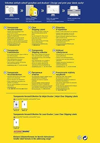 Avery Zweckform LABEL.ZF 8567 210,X297 25 SHEETS/25/ LABEL - 8567-25