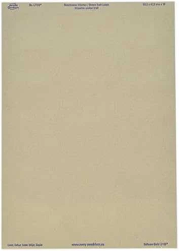 Avery Zweckform Organinės produktų etiketės 63.5 x 42.3 mm 25 ark. Avery Zweckform L7103-25