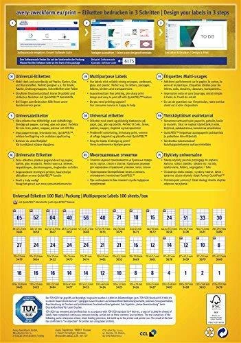 Avery Zweckform LABEL ZF 3650 48X21.MARGI./5200/ LABEL - 3650