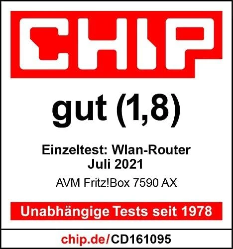 Šakotuvas AVM Fritz!Box 7590 AX Wifi-6 be S0