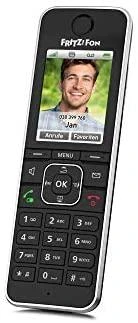 AVM Fon FRITZ! C6 DECT telefonas Skambintojo ID Juoda