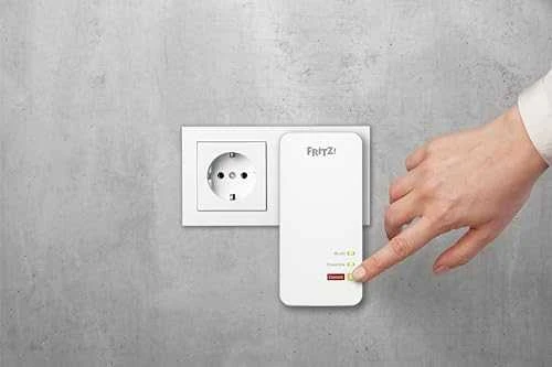 Maršrutizatorius AVM FRITZ!Powerline 1240 AX WLAN rinkinys 1200 Mbit/s laidinis LAN Wi-Fi, baltas, 2 vnt.