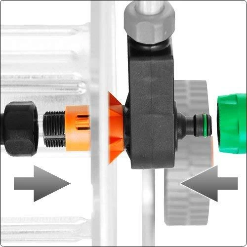Bradas ZINCATO ritė sodo žarnai, su ratais 60mb 1/2" AG212