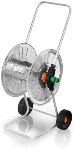 Bradas ZINCATO ritė sodo žarnai, su ratais 60mb 1/2" AG212