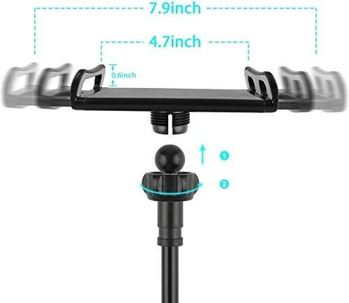 AWEI X3 desk mount 4″-10.5″ juodos spalvos long arm