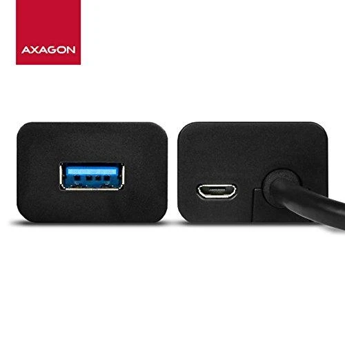 AXAGON HUE-S2B 4x USB3.0 įkrovimo šakotuvas, MicroUSB įkrovimo jungtis