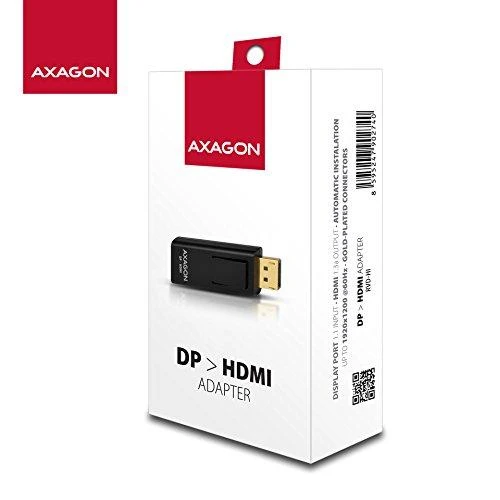 AXAGON RVD-HI, DisplayPort -> HDMI mažinimas / mini adapteris, FullHD