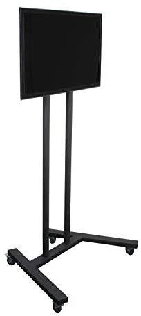 Laikiklis „Tech“ didelis universalus plokščiaekranis vežimėlis / stovas ant grindų (VESA 800 x 600) – 1,8 m Ø50 mm stulpai