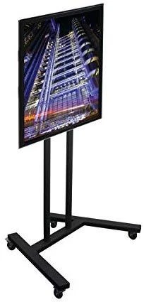 Laikiklis „Tech“ didelis universalus plokščiaekranis vežimėlis / stovas ant grindų (VESA 800 x 600) – 1,8 m Ø50 mm stulpai