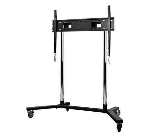 Laikiklis B Tech „Tech“ itin didelis universalus plokščiųjų ekranų vežimėlis / grindų stovas (VESA 1100 x 700) – 1,5 m Ø60 mm stulpai