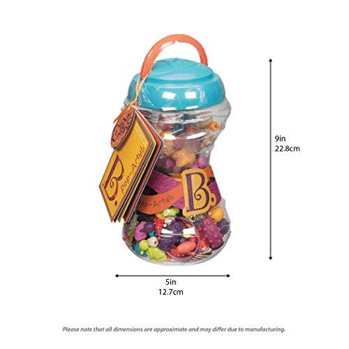 B.TOYS: papuošalų gamybos rinkinys 300 vnt. Pop meno papuošalai 4+ 1254