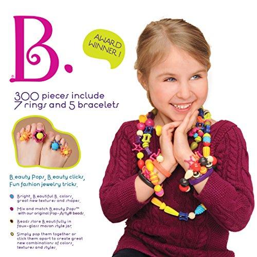 B.TOYS: papuošalų gamybos rinkinys 300 vnt. Pop meno papuošalai 4+ 1254