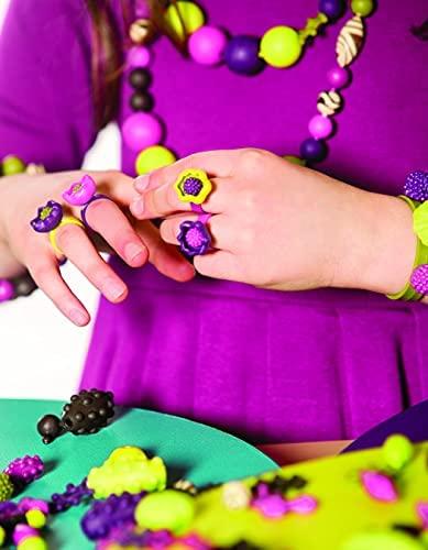 B.TOYS: papuošalų gamybos rinkinys 300 vnt. Pop meno papuošalai 4+ 1254