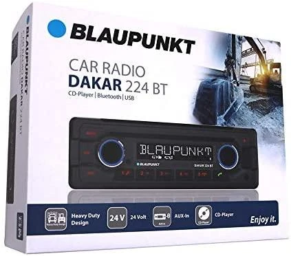 Automagnetola Radijas Blaupunkt BLAUPUNKT Dakar 224 BT - 24V / Heavy Duty / Bluetooth
