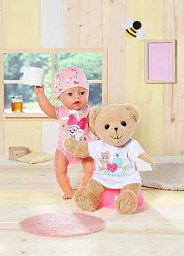 Zapf BABY BORN Pliušinis baltas meškutis, 43 cm