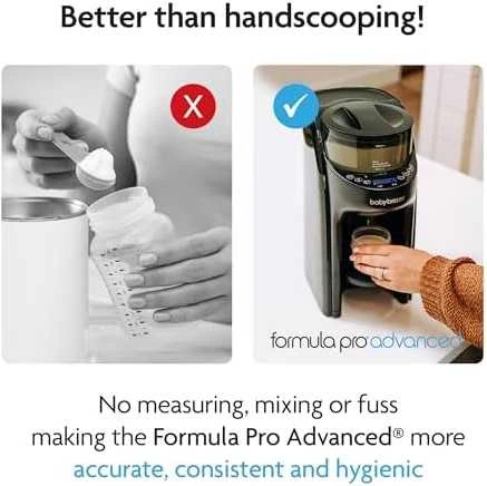 Pieno mišinio ruošimo aparatas Baby Brezza Formula Pro Advanced, Juodos spalvos