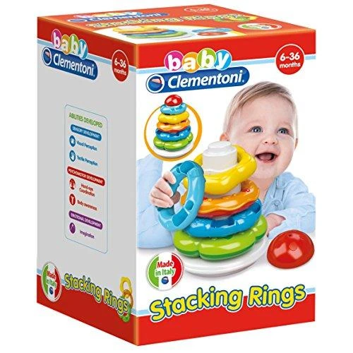 Clementoni Žaislinė piramidė - žiedai