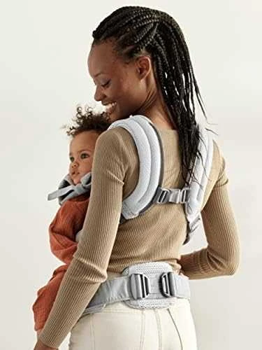 BABYBJORN nešioklė HARMONY 3D Mesh, sidabrinė, 088004