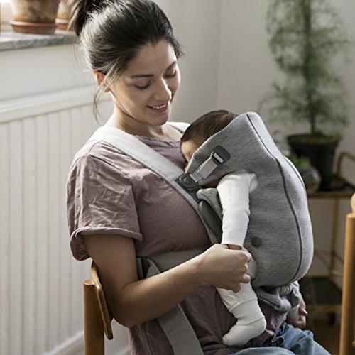 BABYBJÖRN nešioklė MINI 3D Jersey, light pilkas