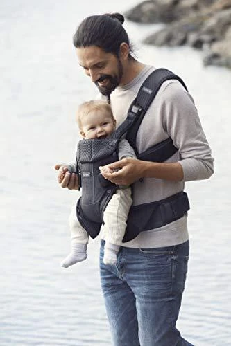 BABYBJORN nešioklė ONE AIR, anthracite, 098013