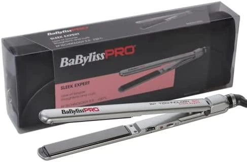 BABYLISS Plaukų tiesinimo žnyplės Sleek Expert Styler BAB2072EPE Temperature (max) 230 °C, Number of heating levels 5, Sidabrinis