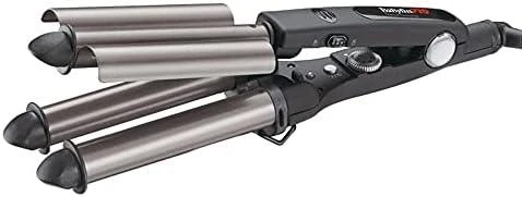 BaByliss Trigubos plaukų formavimo žnyplės BaByliss PRO Triple Waver BAB2269TTE su titano turmalino keramikos technologija