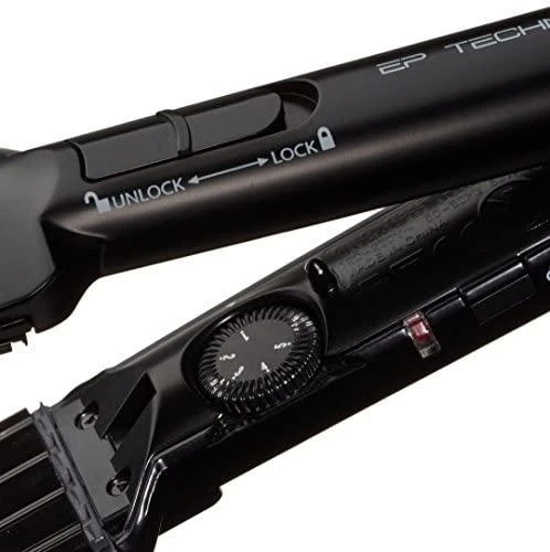 BaByliss PRO BABYLISS presuojamas geležis BAB2658EPCE Keraminė šildymo sistema, Statinės skersmuo 38 mm, Temperatūra (min) 150 °C, Temperatūra (maks.) 230 °C, Šildymo lygių skaičius 5, 125 W, Juodas, Taip, Taip