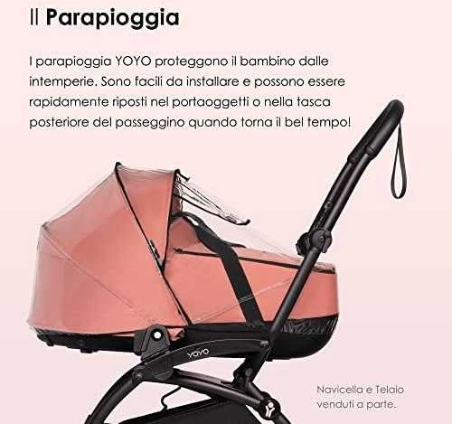 BabyZen Yoyo 2 Bassinet Raincover - uždangalas nuo lietaus Yoyo 2 lopšiui | Baneris