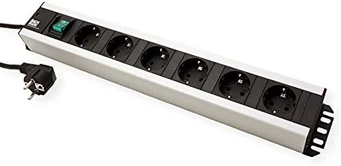 Bachmann 300.003 elektros tinklo ilgintuvas 2 m 6 AC išvestis(ys / čių) Vidaus Juoda