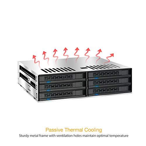 Carruzzo Icy Dock MB326SP-B diskų masyvas 0 TB Stovas (1U) Juoda