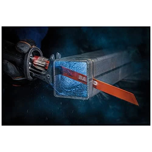 Bahco Tiesinio pjūklo geležtės Sandflex Bi-Metal 228mm*0,9mm ST 8/12TPI, sunkiajam metalui 5vnt